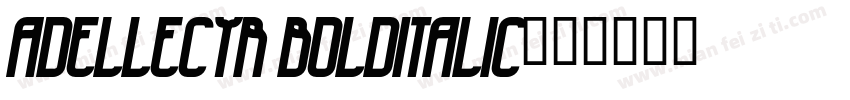 AdelleCYR BoldItalic字体转换